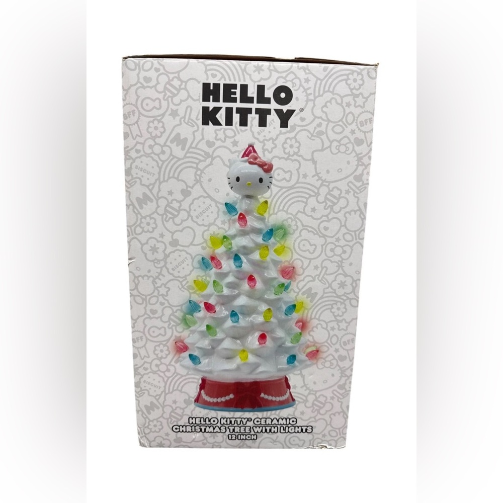 The Hello Kitty Ceramic Christmas Tree with Multi-Color Lights by Ikonic - Picture 8 of 12